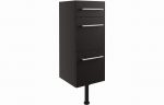 Alira 300mm 3 Drawer Unit - Matt Graphite Grey