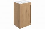 Essentia 510mm Floor Standing Unit Inc. Basin - Seville Oak - Image 3