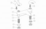 Norlen Low Pressure Bath Filler - Chrome