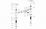 Marza Bath Filler - Chrome