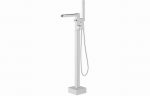 Marza Floor Standing Bath/Shower Mixer - Chrome - Image 2