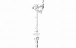 Zantra Floor Standing Bath/Shower Mixer - Chrome