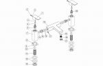 Zantra Bath Filler - Chrome