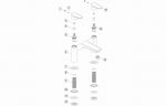 Carsini Bath Filler - Chrome