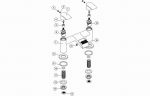 Ravin Bath Filler - Chrome