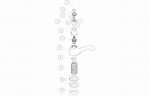 Sallin Bath Pillar Taps - Chrome