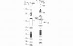 Loren Bath Filler - Chrome