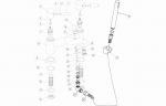 Lisca Bath/Shower Mixer & Bracket - Chrome