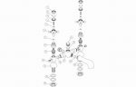 Talwyn Bath Filler - Chrome