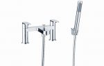 Santos Bath/Shower Mixer & Bracket - Chrome - Image 2