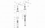 Pavora Bath Filler - Brushed Brass