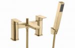 Brielo Bath/Shower Mixer - Brushed Brass - Image 2