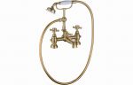 Talwyn Bath/Shower Mixer & Shower Kit - Brushed Brass - Image 2