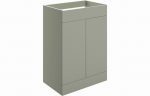 Declare 590mm Floor Standing 2 Door Basin Unit - Matt Green - Image 5