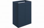 Declare 590mm Floor Standing 2 Door Basin Unit - Matt Deep Blue - Image 4