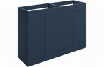 Declare 1180mm Floor Standing 4 Door Basin Unit - Matt Deep Blue - Image 4