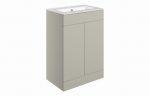 Declare 610mm Floor Standing 2 Door Basin (1TH) & Unit - Latte - Image 4