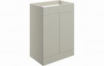 Declare 590mm Floor Standing 2 Door Basin Unit - Matt Latte - Image 2
