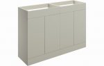 Declare 1180mm Floor Standing 4 Door Basin Unit - Matt Latte - Image 3