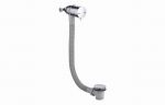 Bath Overflow Filler w/Integrated Valve - Chrome