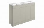 Declare 1210mm Floor Standing 4 Door Basin (0TH) & Unit - Latte - Image 2