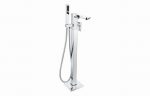 Brielo Floor Standing Bath/Shower Mixer - Chrome - Image 2