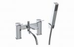 Nassia Bath/Shower Mixer & Bracket - Chrome - Image 2