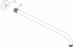 Borealis Thermostatic Single Outlet Twin Shower Valve Matt Black - Image 2
