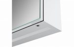 Rikal 600mm 2 Door Front-Lit LED Mirror Cabinet - Image 2
