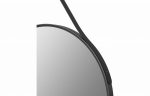 Miko 600mm Round Mirror - Matt Black - Image 3
