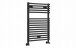 Teplin Round Ladder Radiator (500x730mm) - Black