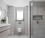 Venue Light Grey Wall and Floor Tile 30x60cm - Image 2