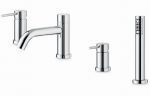 Vema Maira 4-Hole Deck Mounted Bath/Shower Mixer - Chrome - Image 2